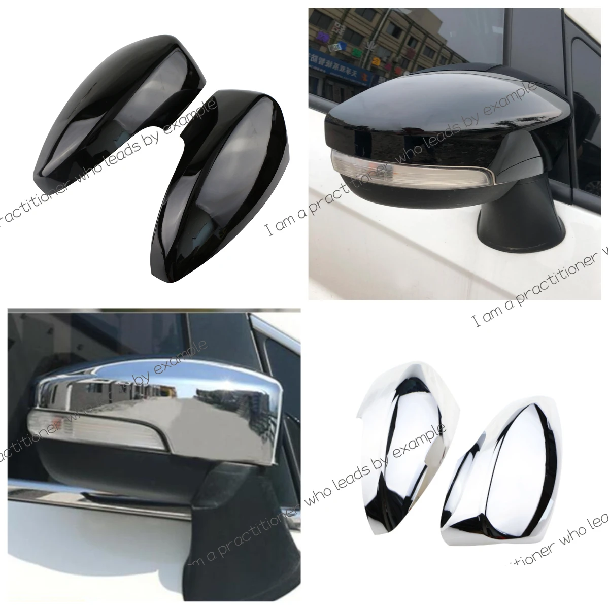

For Ford Kuga Escape Ecosport 2013-2019 Outer Rearview Mirrors Cover Side Rear View Mirror Shell Housing Color Painted