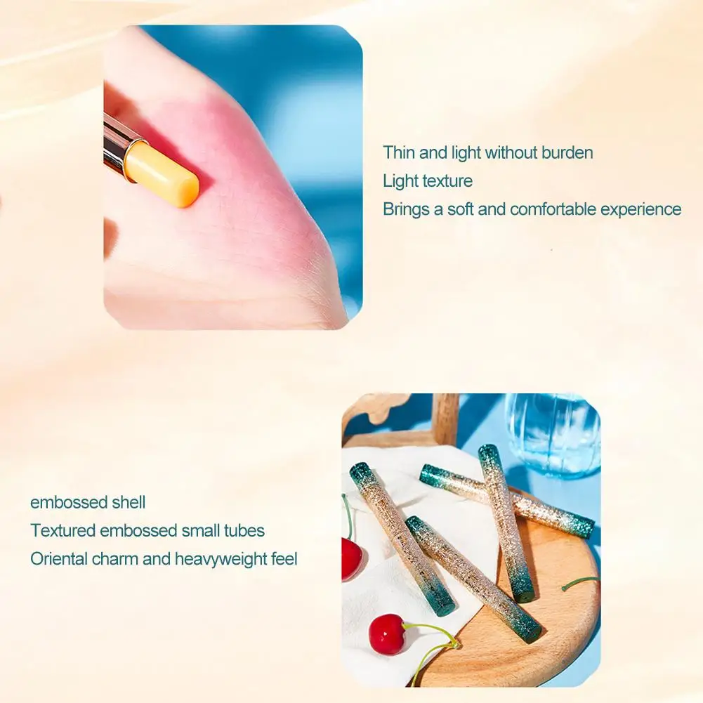 Nova fruta bálsamo labial hidratante lábio-primir cor matizado sólido brilho labial mudança de cor nutritivo geléia rosa batom maquiagem