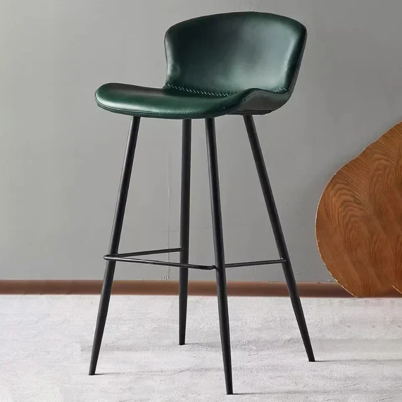 Designer Chair Beauty Salon Bar Stool Plastic Antique Furniture Chaise Design High Kitchen Stools Cafe Chairs Mid-century MQBY