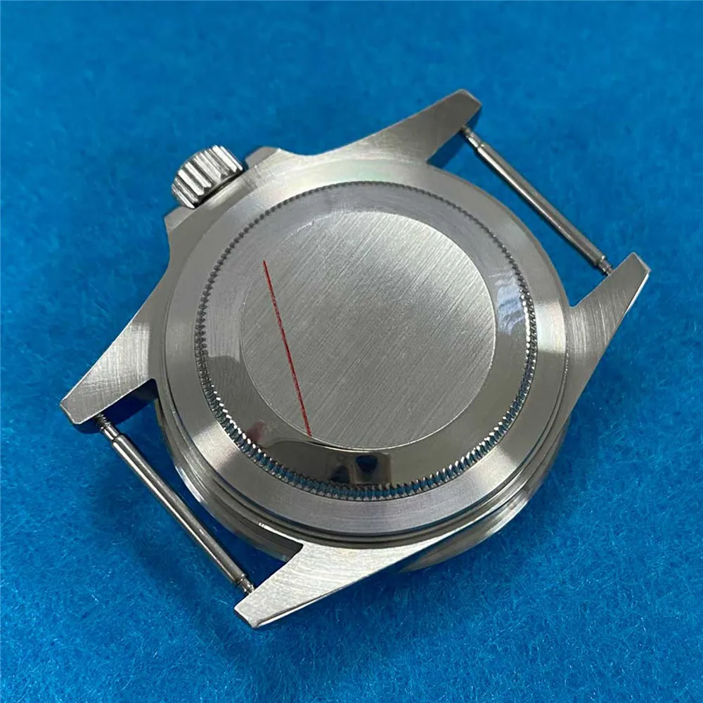 Retro NH35 kast 39,5 mm, waterdichte roestvrijstalen acryl spiegelhorlogekast, voor NH34 NH35 NH36 mechanisch uurwerk horlogehoes