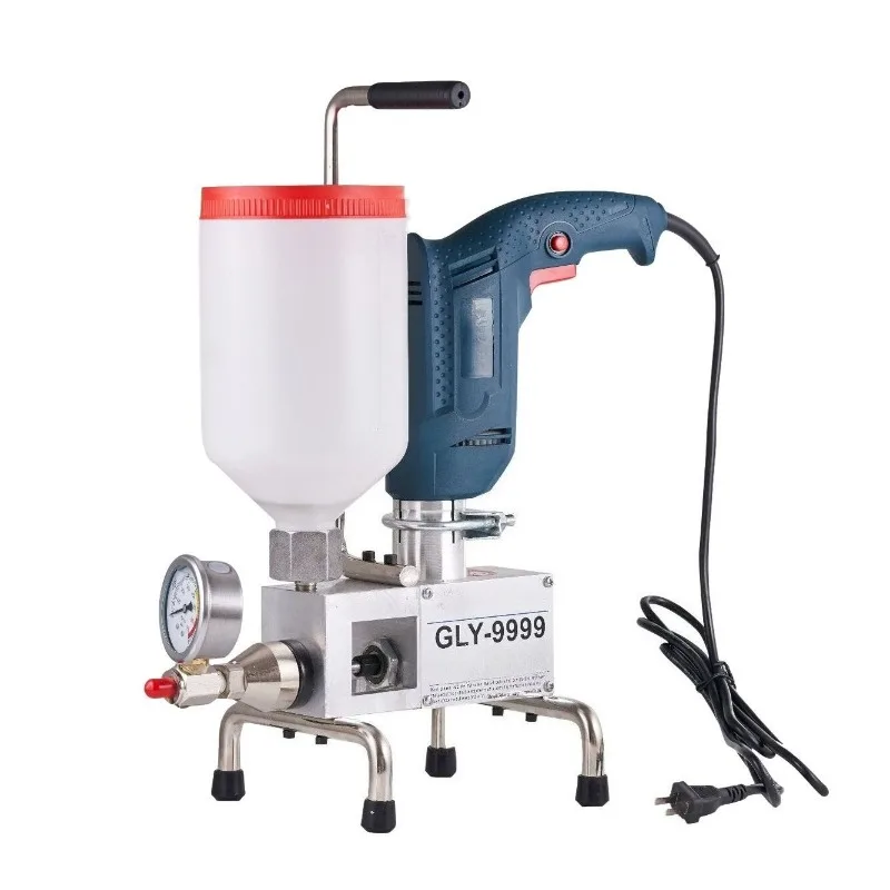 High Pressure Waterproof Grouting Machine 1100W Epoxy/Polyurethane Foam Injection Pump Liquid Leakage Tool Grouting Machine