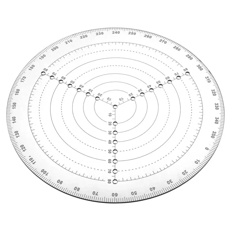 A25F-Clear Lathe Centering Tool Round Center Finder Woodworking Circle Tool Wood Turning Lathe Tools Compass