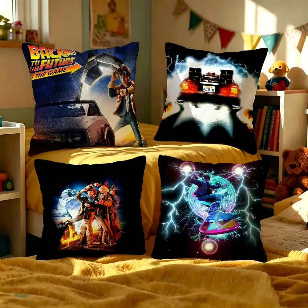 Classic Movie Clips Back To The Future Pillow Anime Pillow Sofa Bed Head Pillow Cover Cushion Cover 45x45 cm Fashion