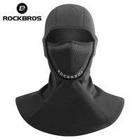 ROCKBROS Winter Cycling Mask Thermal Fleece Windproof Cycling Face Mask Keep Warm Balaclava Skiing Mask Headwear Men Women