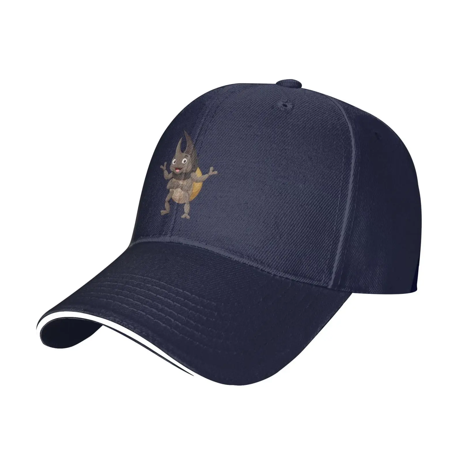 Funny Rhino Beetle Posing Baseball Cap Women Men Hat Adjustable Golf Caps Dad Sun Hats