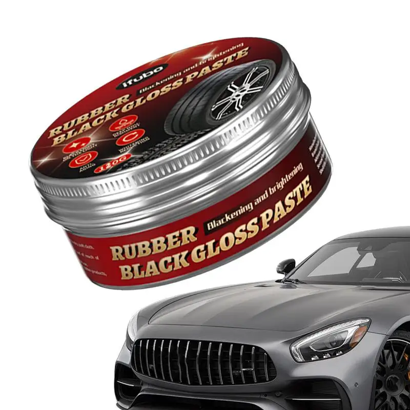 

120g Auto Wheel Cleaner Paste Polishing Coating Paste Tire Protection Coating Solution Agent For Car Motorcycle Trunk Tire