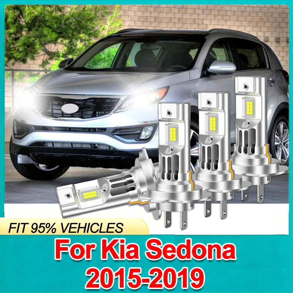 

Для Kia Sedona 2015-2019 H7 комбинированные лампы дальнего/ближнего света, супер яркие, 6000K, IP68, водонепроницаемые, адаптер не требуется, настоящий 1:1, мини-размер