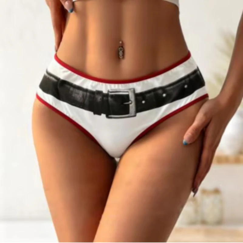 

Street Hip-hop New Women Solid Color Bikini Bottoms Trendy Beach Vacation Shorts Comfortable Summer Swimwear Leisure Short Pants