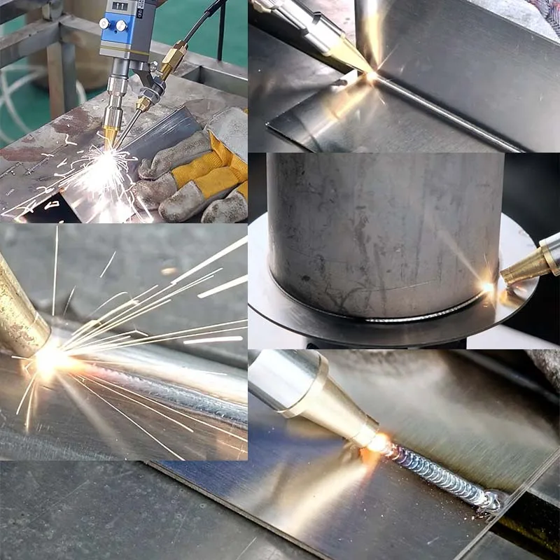 Handheld Fiber Welder Cutting Cleaning 3 in 1 Welding Machines for Steel Metal Stainless Aluminum