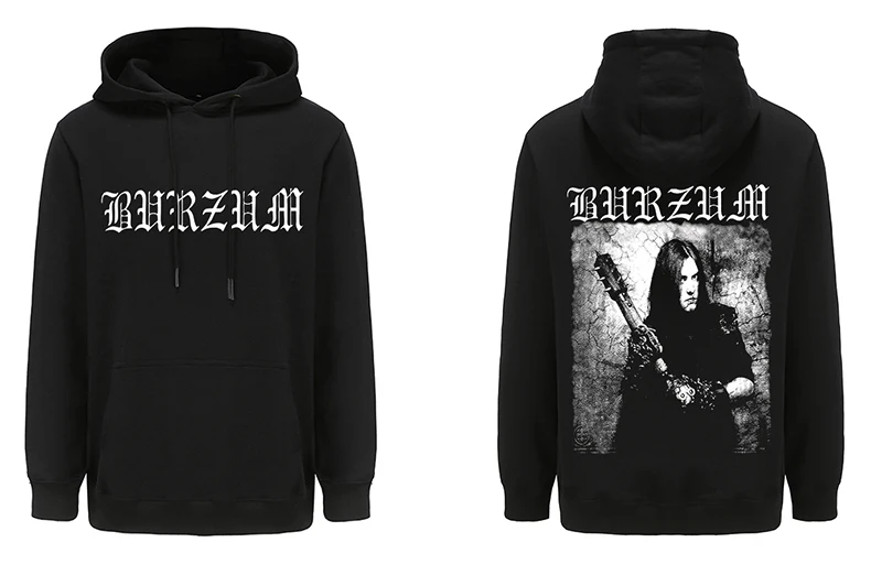 

Burzum Heavy Mental Band Printed Hoodies Mens Long Sleeve Hoody Tops Music Graphic Harajuku Streetwear Pullovers Hooded Clothes