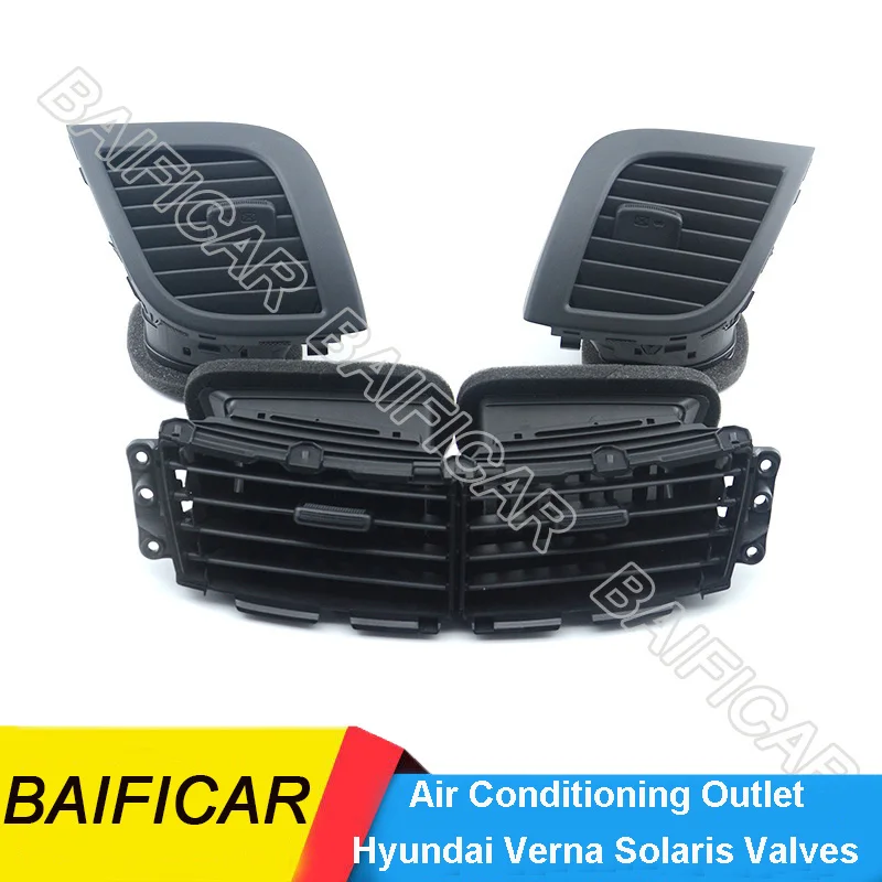 Baificar New Original A/C Center Air Duct Vent nozzle Air Conditioning Outlet 97410-0U0004X For Hyundai Verna Solaris Valves