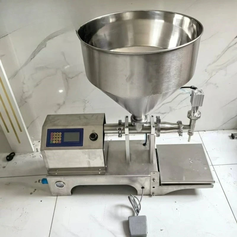 2026-Small Bottle Honey Semi Automatic Jam Liquid Paste Filling Machine Soup Filling Machine
