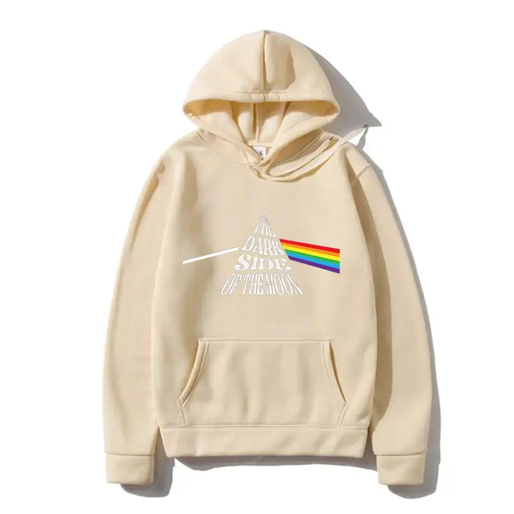 الخريف الشتاء هوديي روك باند الوردي بلوزات فلويدز خمر كم طويل كنزة صوف سترة سوداديراس أنتيلو صديقها