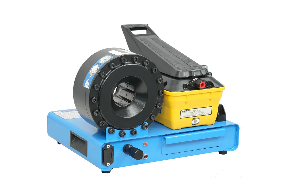 Портативный электрический гидравлический хомут для шлангов PM16AP, гидравлический щипцы для труб с двигателем шестеренного насоса, используемый для обжима шлангов