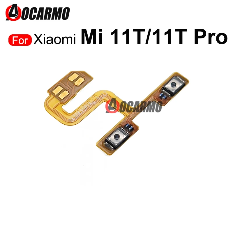 1Pcs For Xiaomi 11T Pro Mi11T Volume Up/Down Buttons Flex Cable Repair Replacement Parts