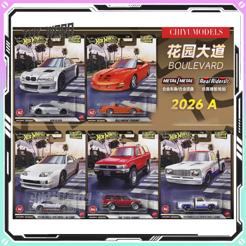 

New Hot Wheels 1:64 Huayuan boulevard 29 Car Model Diecast BMW Pontiac Nissan Toyota Alloy Cars Model Custom Collection Toy Gift