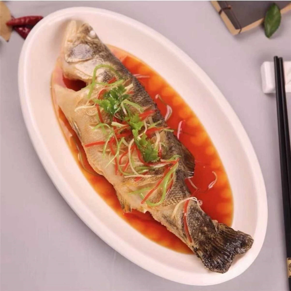 artificial food props hotel restaurant dining room hall Kitchen cabinet shop store decoration fake simulation Fish dishes