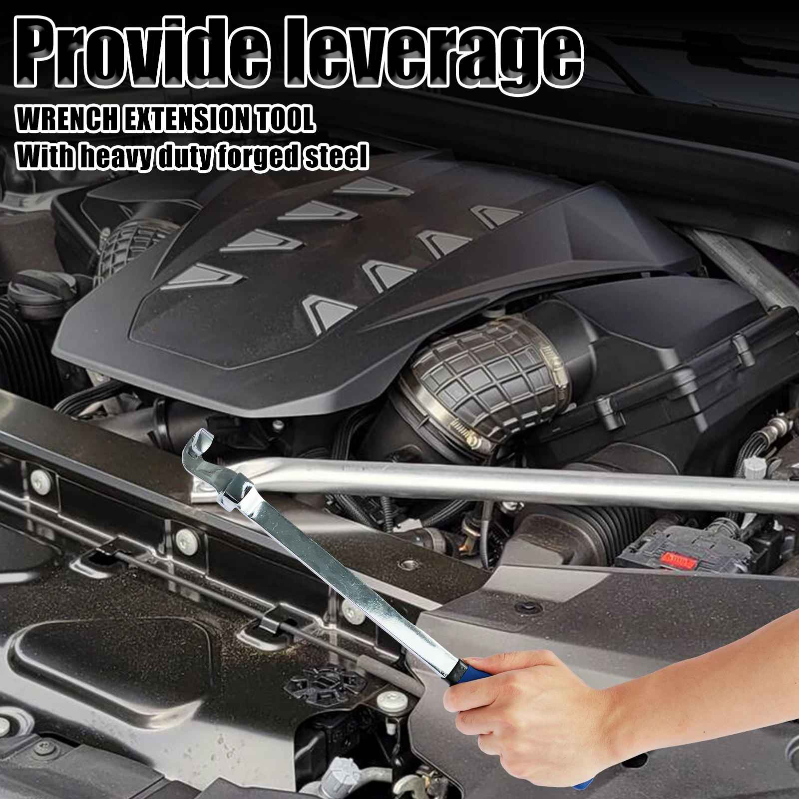 Wrench Extender Tool Bar Long Wrench Extension Tool Mechanics Universal Spanner Torque Amplifier Device Spanner Extender Tool