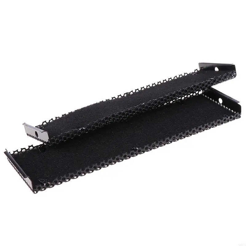 2pcs Optical Drive Computer Chassis Front Panel Bracket Driver's Baffle with Dustproof Sponge 15.8x4.3cm New
