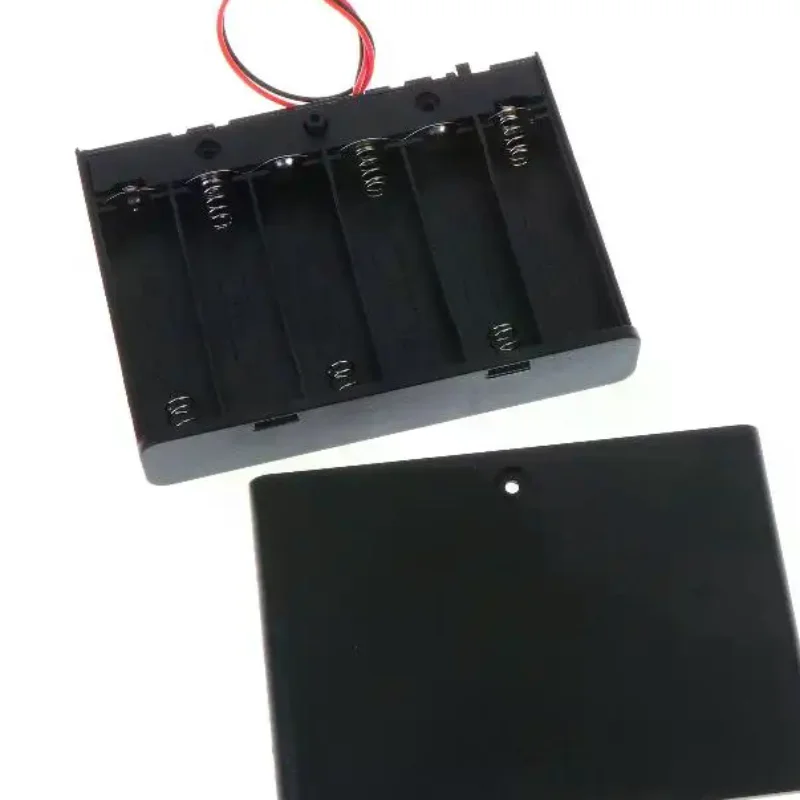 1/3Pcs AA Battery Holder Storage Case Box With Switch And Cover For AA Batteries Standard Container 1 2 3 4 6 8 Slots
