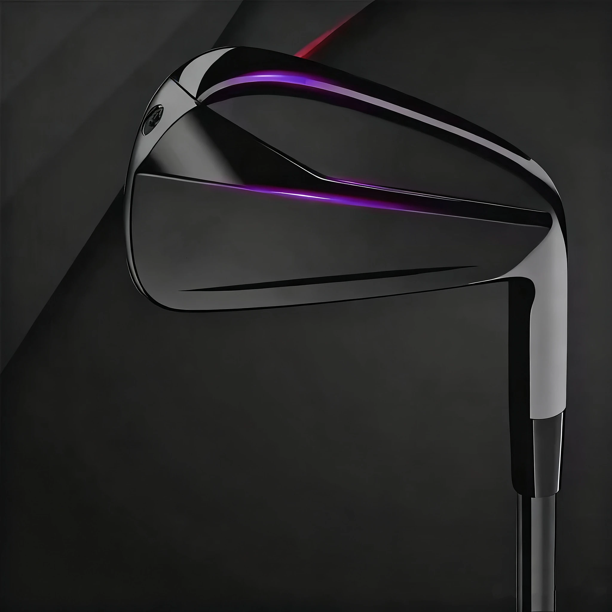 مجموعة حديد جولف مزورة لليد اليمنى مع مادة قبضة مطاطية لحقيبة الجولف باللون الفضي والأسود #2