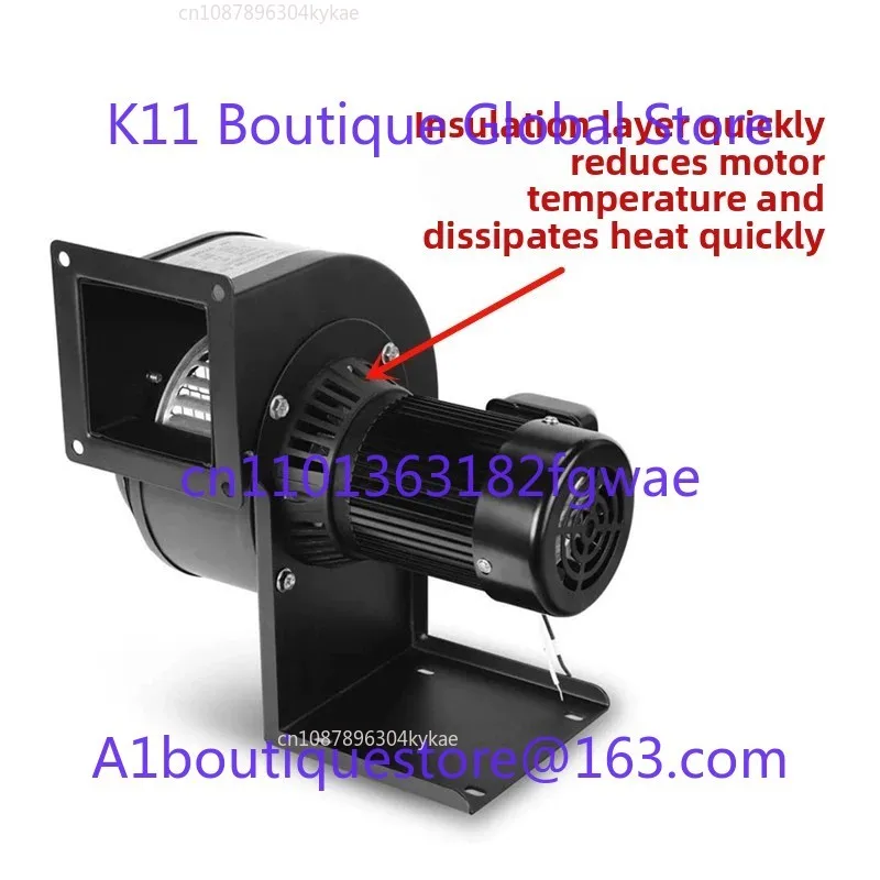 DC Brushless Speed Regulating Fan High Temperature Resistant Centrifugal Fan Multi-wing Induced Draft Fan 220V Strong Low Noise