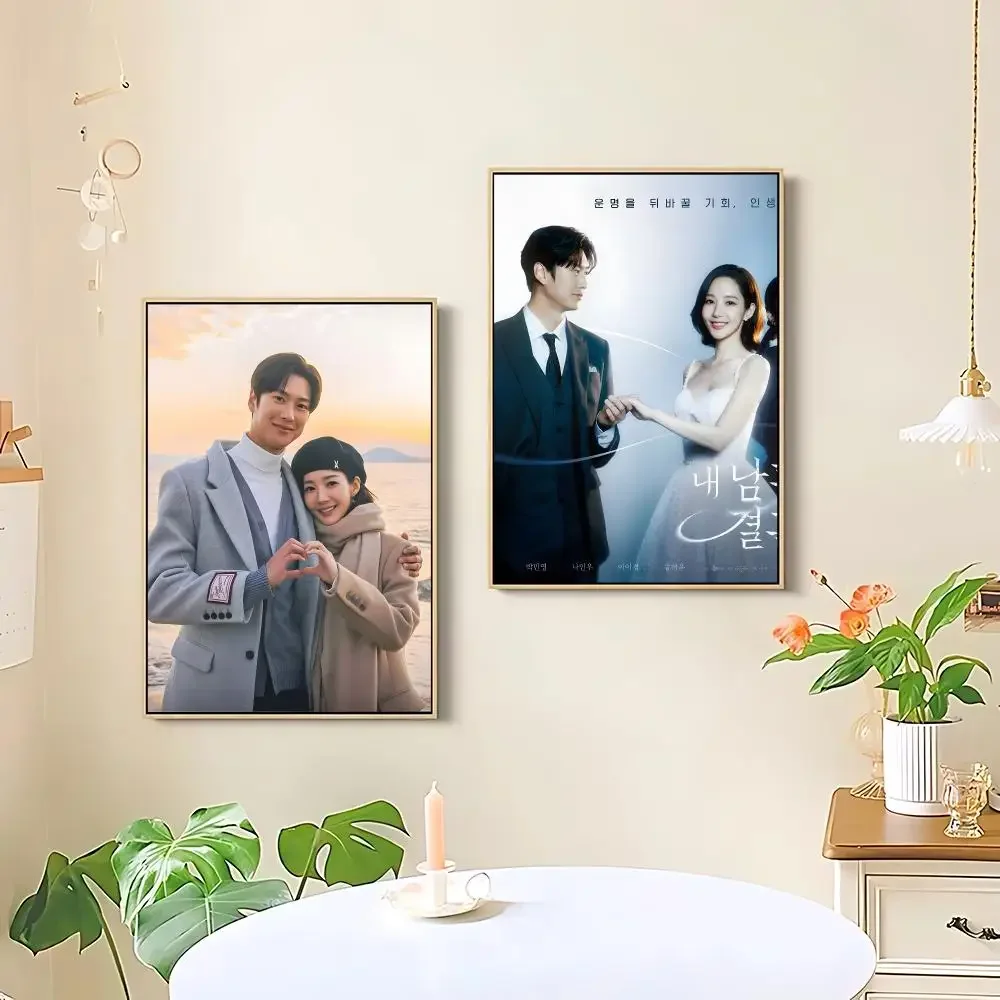 Hot Kdrama M-Marry My Husband Poster HD art sticky wall waterproof home living room bedroom bar aesthetic decoration