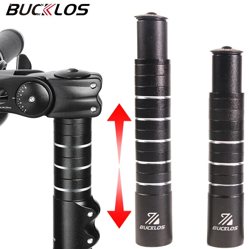 Bucklos 115/180/210mm Stem Extender Bicycle Handlebar Riser Fork Extension Front Fork Riser Adaptor MTB DH Bike Stem Extender