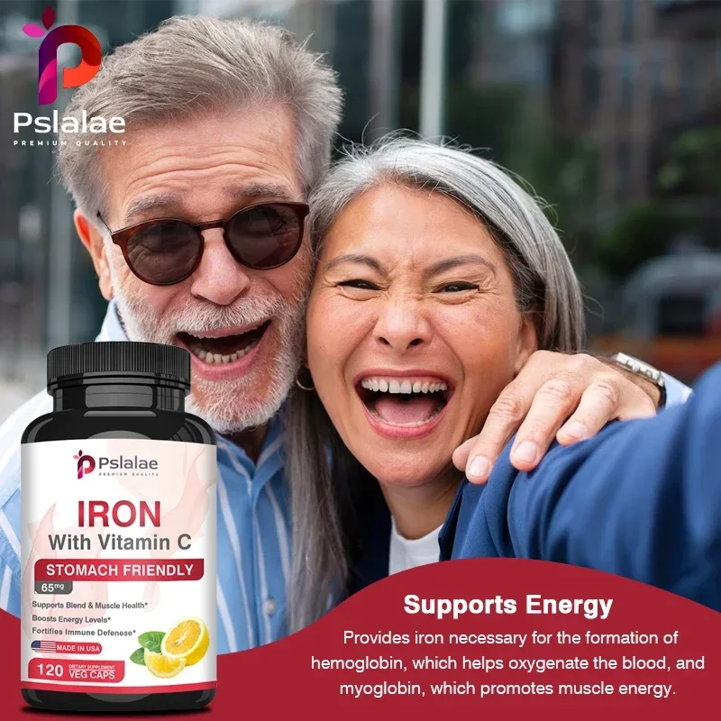 Iron 65 Mg Carbon-based Iron with Vitamin C for Maximum Absorption in The Stomach and Red Blood Cell Formation