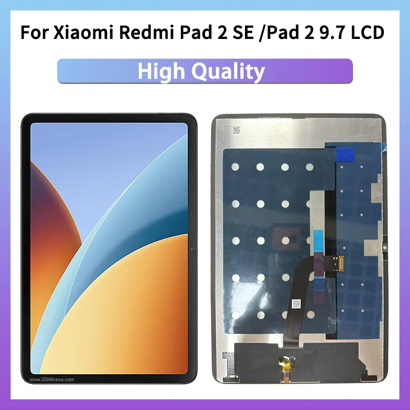100% Tested For Xiaomi Redmi Pad 2 SE 9.7 LCD Display Touch Screen Digitizer  2603ARP14C 2604ERP4DC Display Replacement