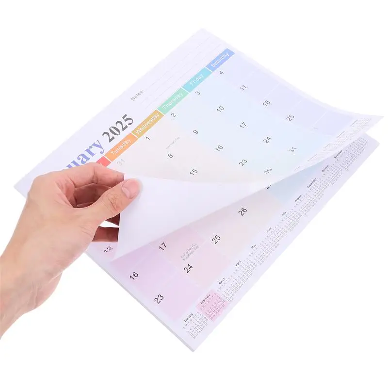 Koelkast Magnetische Maandkalender Koelkast Magneet Kalenders 2025.1-2026.6 Kalender Papier Maandelijkse Planner Voor Tijdmanagement