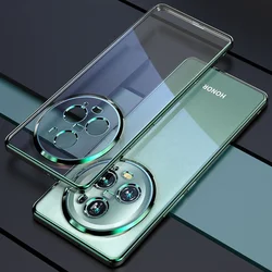 Transparent Plating Shockproof Case For Honor Magic 6 Pro 6 Lite Lens Protective Soft Cover Bumper For Honor Magic 7 Lite 5 Pro