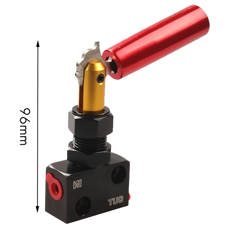 Car Adjustable Prop Lever Proportion Valve Pressure Regulator Red With Black Brake Bias Adjuster Interior Accessories