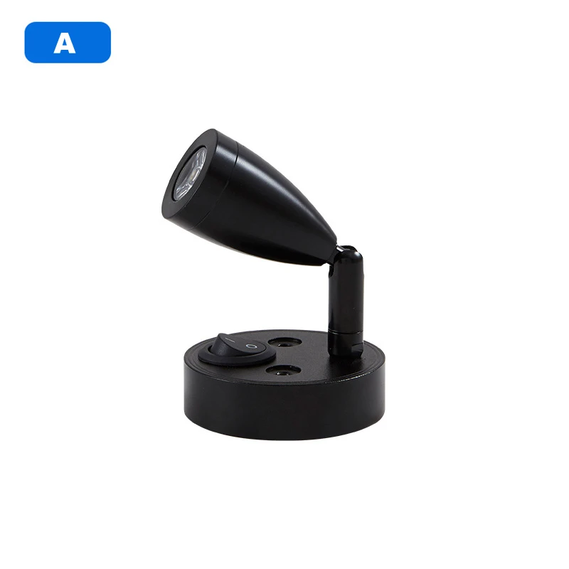 DC12V LED Spot Leeslamp RV Boot Caravan Kamp Trailer Nachtkastje 3W Aluminium Spotlight Verstelbare Binnenverlichting Met Schakelaar