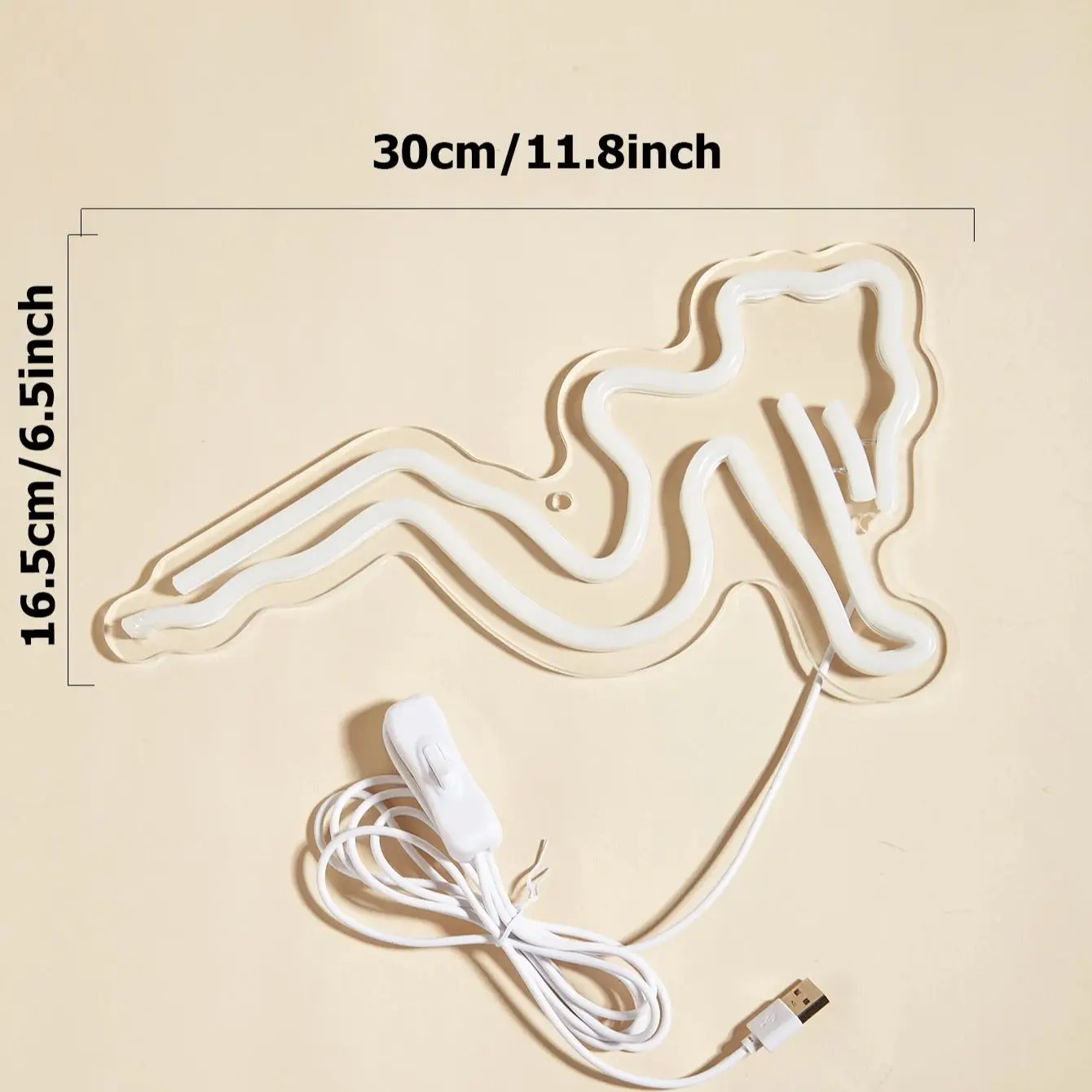 Chi-buy LED Neon Beautiful Woman USB Powered Neon Signs Night Light Suitable for Bedroom, Wedding, Game Room, Gift