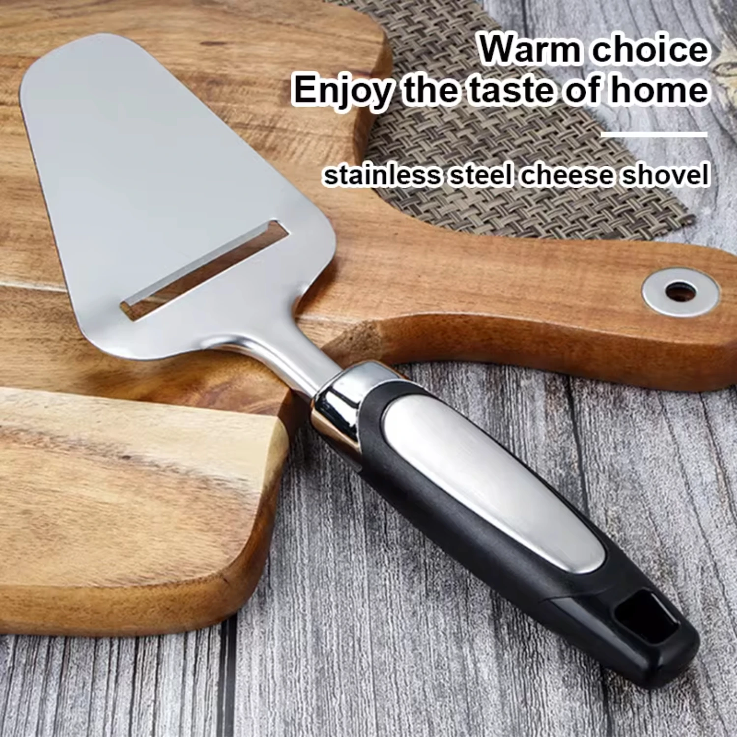 New Cheese Slicer Stainless Steel Heavy Duty Cheese Shaver Shovel Multi- Plane Server  Soft Semi-Hard Hard Cheeses Kitche