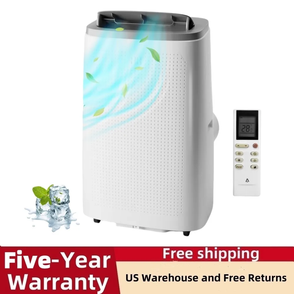 ️14000 BTU Portable Air Conditioners Cool up to 750 Sq Ft Window Kit 24H Timer