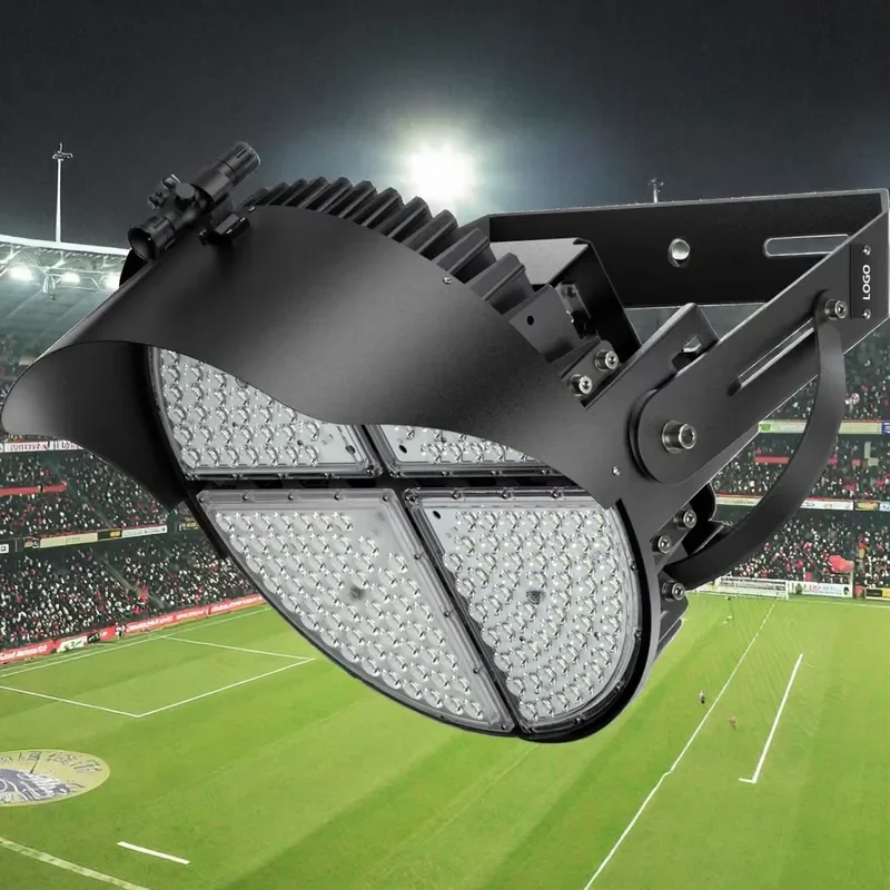 1000W LED Flood Light IP66 Waterproof Outdoor Sports Lighting for Tennis Badminton Football Cricket Court Field Stadium Lamp