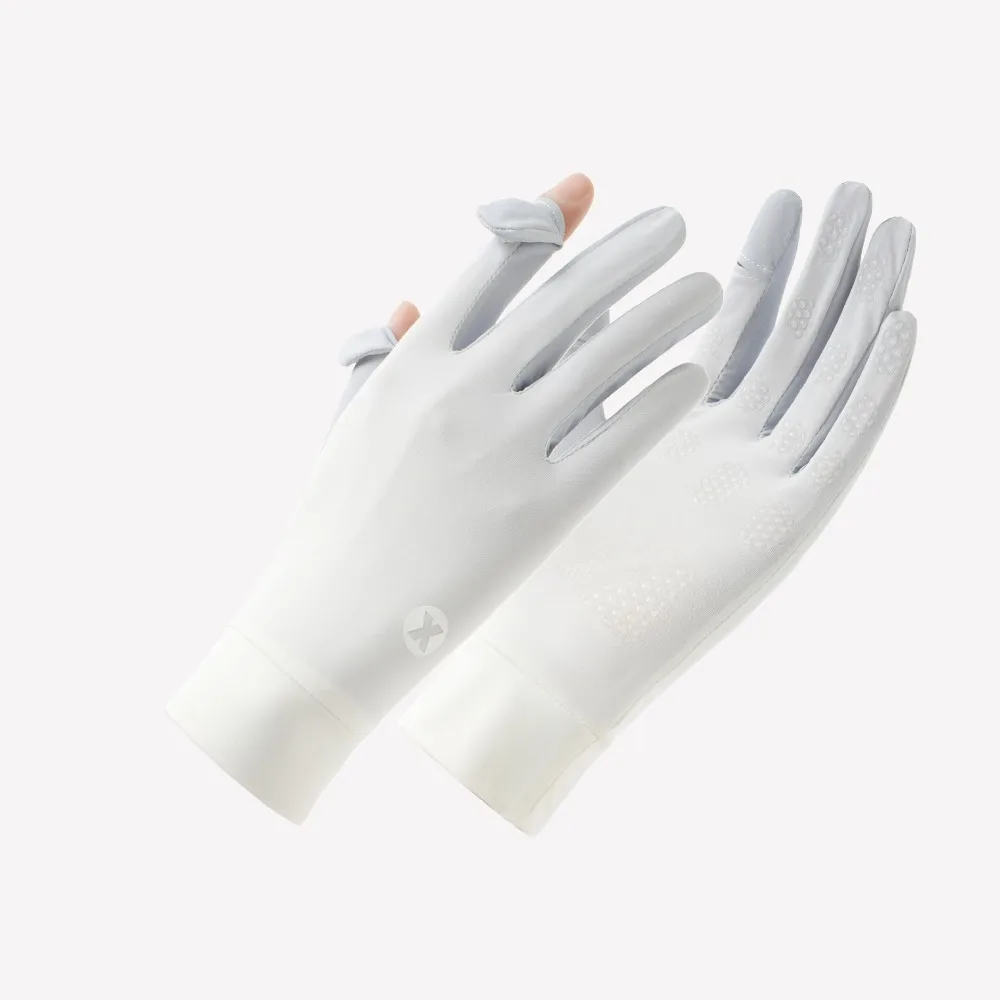 Touch Screen Ice Silk Gloves Hot Sale Highly Elastic Anti-uv Armguard Loose Breathable Bridal Wedding Gloves Cycling Driving