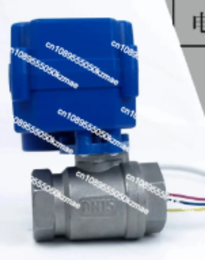 

Миниатюрный электрический шаровой кран CWX-15N CR04 CR03 из нержавеющей стали 304, 2-ходовой электрический шаровой кран