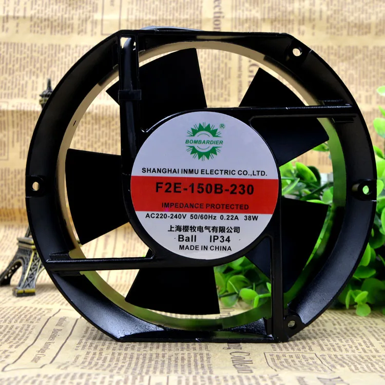 

Вентилятор охлаждения Kay Days F2E-150B-230 17251 220В 38Вт 17250 17 см