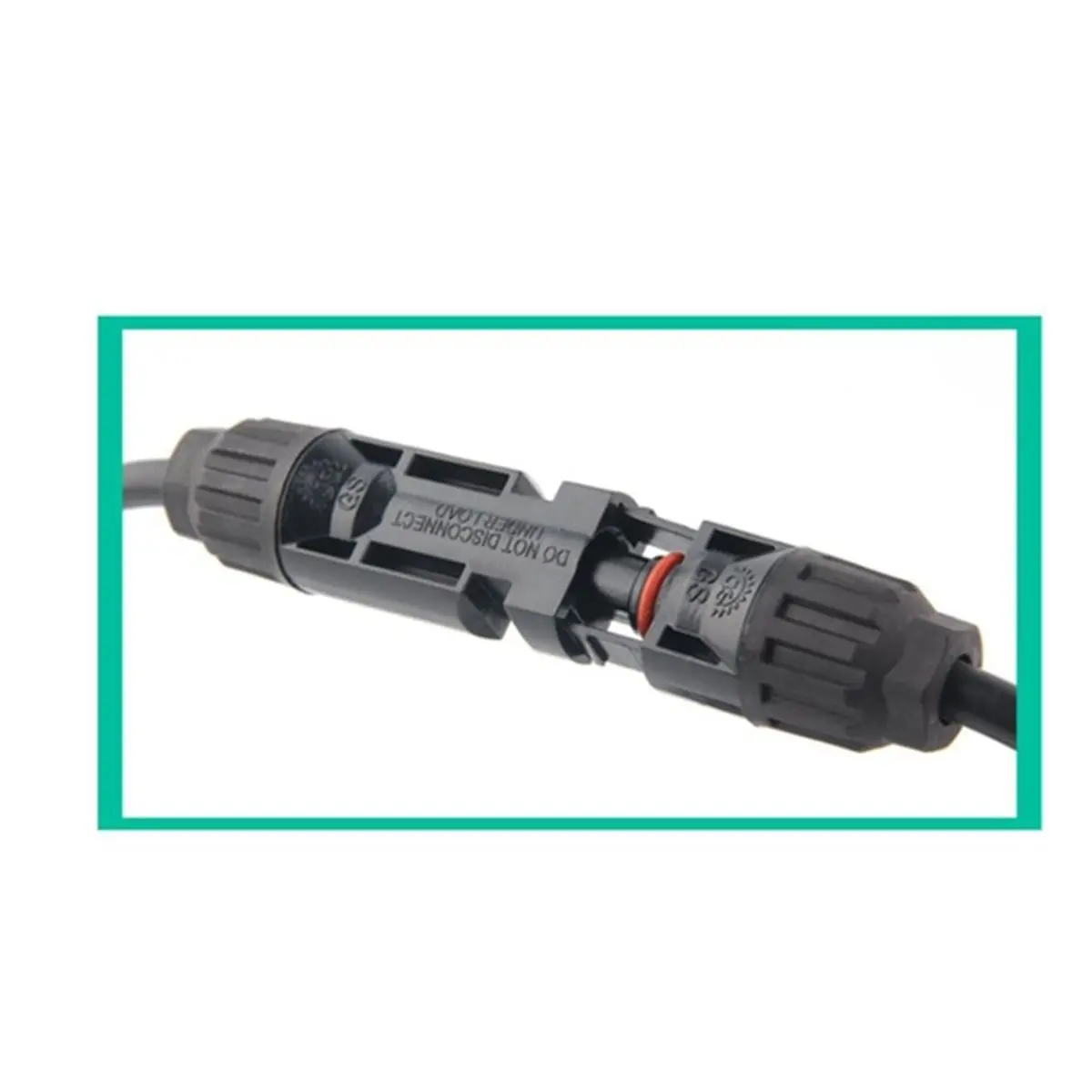 (A99Z) 2 Pcs Outdoor Waterproof 55Amp DC 2000V Solar Connector Style Solar Panel in-Line Diode Connector IP67 for Combiner Box