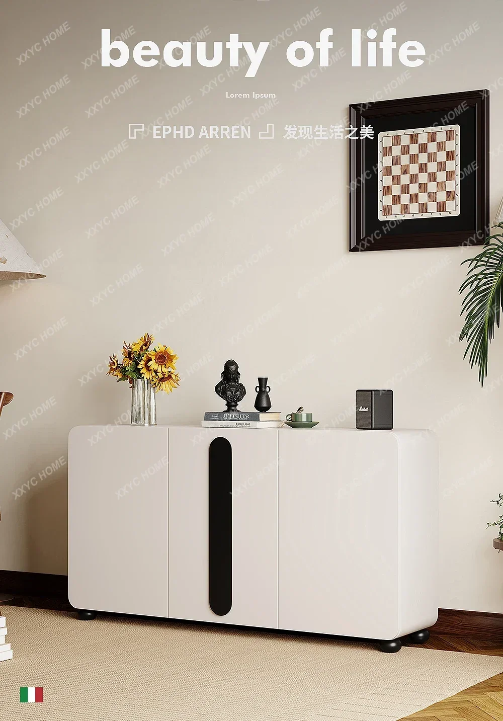 

A xz1Modern simple entrance, living room storage partition decoration, wall storage is large capacity