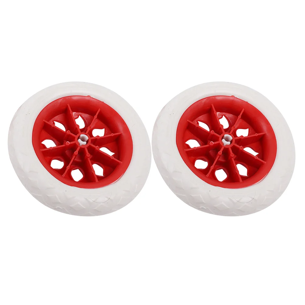 Shopping Wheel para carrinho de lavanderia, armazenamento substituição Caixas, Plastic Elder, lixeira, 2 pcs