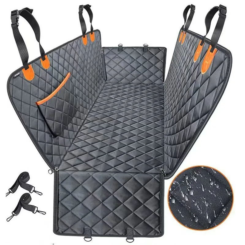 

Dog Car Seat Cover Waterproof Pet Dog Carriers Travel Mat Hammock For Small Medium Large Dogs Car Rear Back Seat Safety Pad