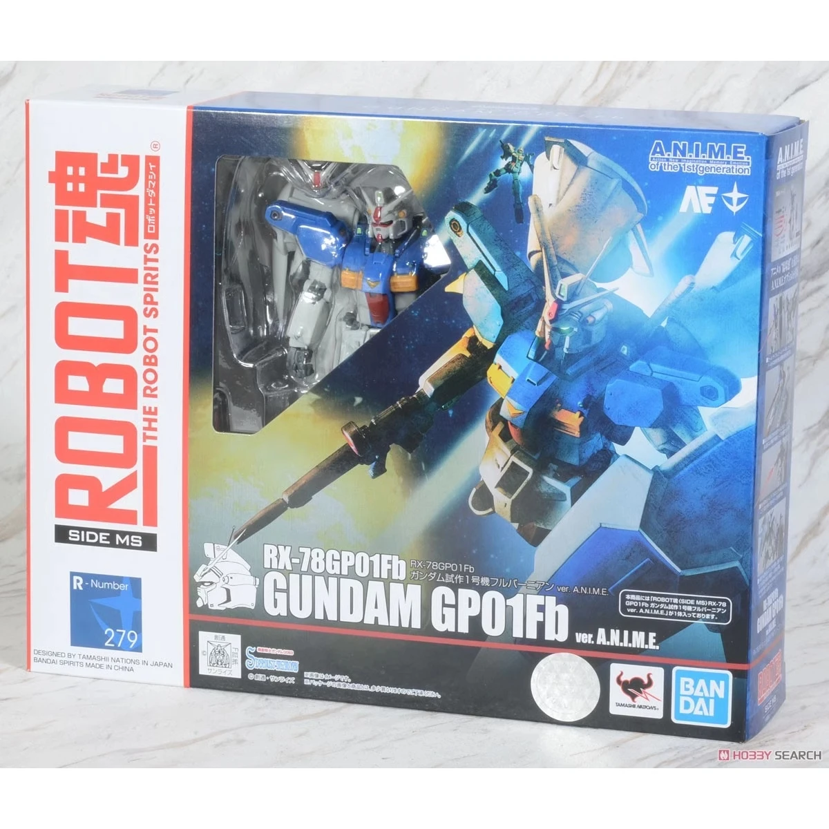 Bandai ROBOT Spirits R Soul 279 Gundam RX-78 GP01FB Prototype Unit 1 ANIME Action Figure