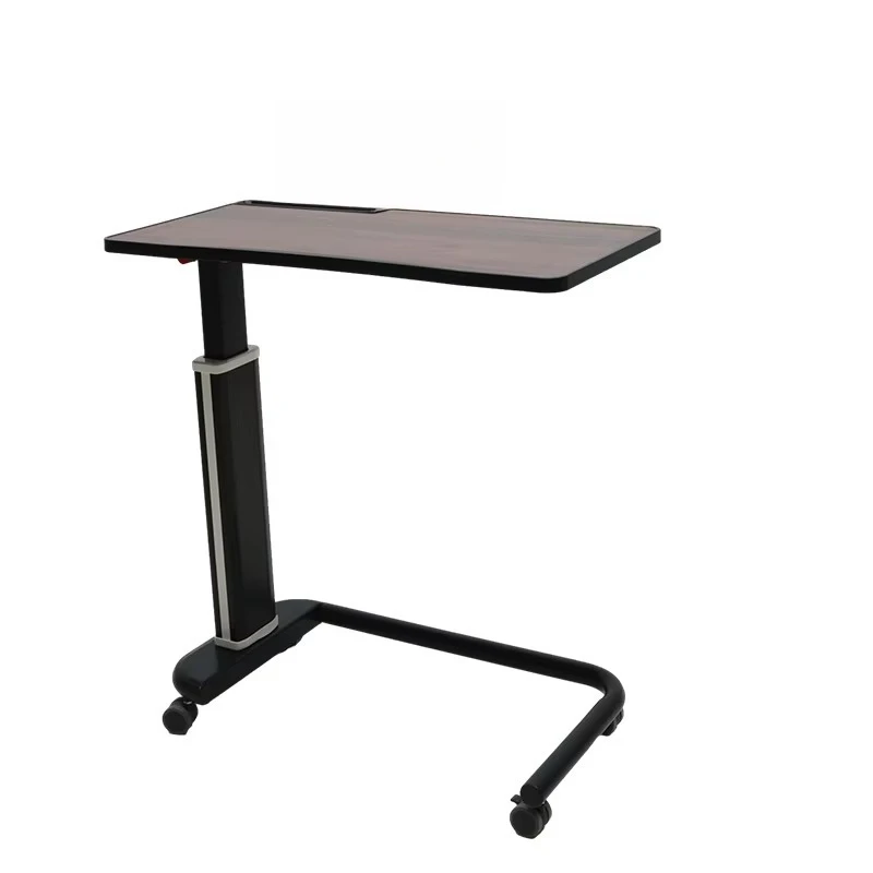 عالية الجودة سرير المستشفى طاولة السرير المحمولة قابل للتعديل المحمول الدائمة مكتب المتداول عربة الكمبيوتر المنقولة فوق السرير الجدول #5