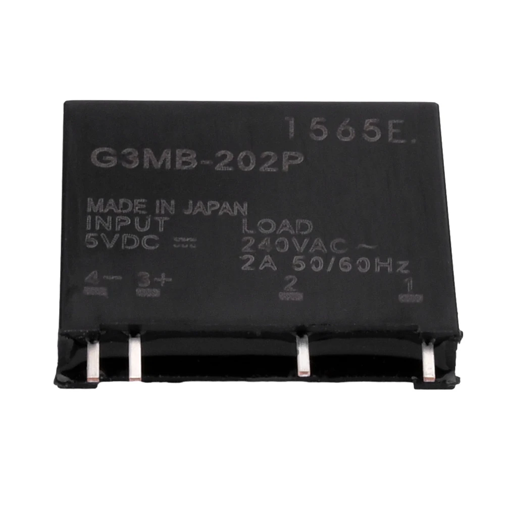 Relè a stato solido piccolo da 1/5 pezzi G3MB-202P Modulo relè solido a quattro pin AC SSR controllato da 5 V, 12 V, 24 V CC
