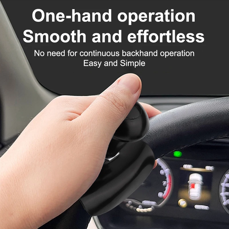 Universal Steering Wheel Spinner Knob Booster Grip Ball Handle Anti-Slip Driving Aid for Effortless Car Turning And Maneuvering