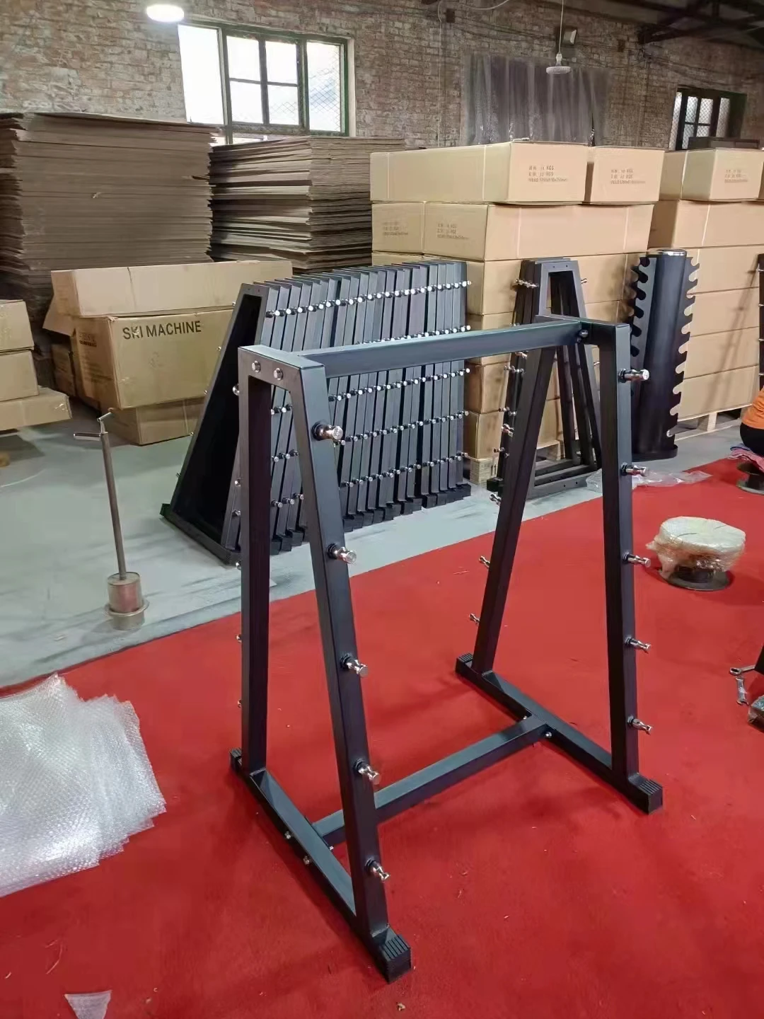 Fitness Accessory Barbell Weight Rack Customization Barbell Rack